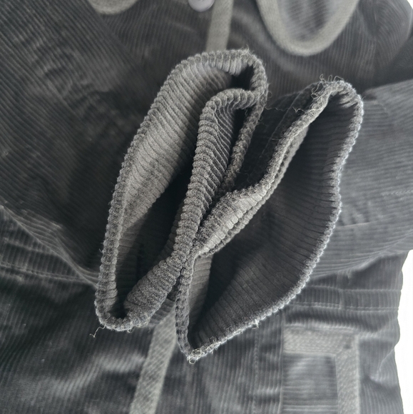 Marc Jacobs Corduroy Blazer Button Black Jacket With Peter Pan Collar - Picture 6 of 12